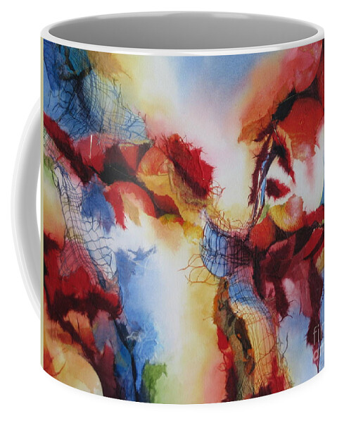 Dream Catcher Coffee Mug featuring the painting Dream Catcher by Deborah Ronglien