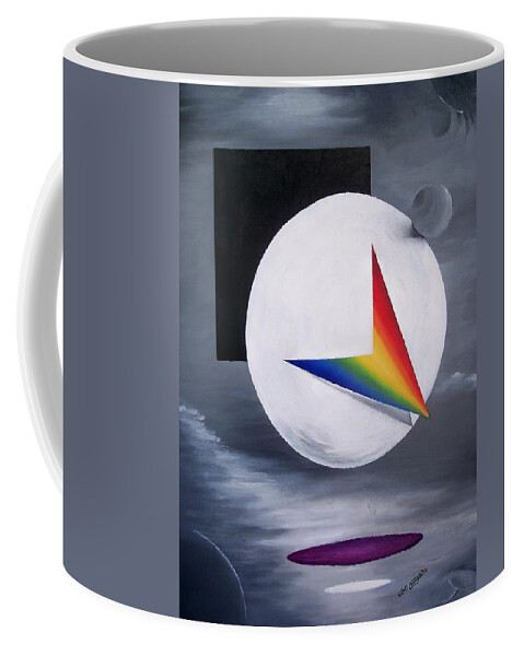  Coffee Mug featuring the painting Dream In Color by Arthur Covington