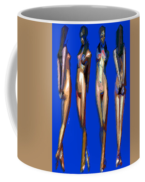 Rafael Salazar Coffee Mug featuring the digital art Dreamgirls by Rafael Salazar