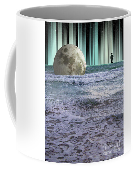 Dreams Coffee Mug featuring the digital art Dreaming At High Tide by Phil Perkins