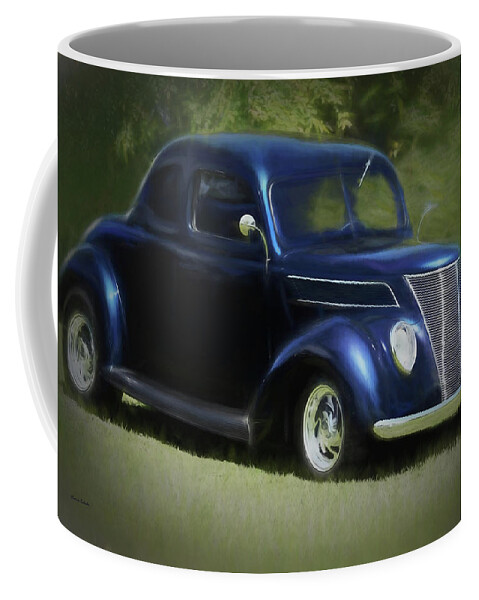 37 Ford Coupe Coffee Mug featuring the digital art Dreaming of a 1937 Ford Coupe by Ernest Echols