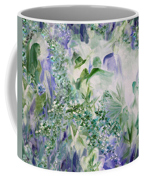Impressionism Coffee Mug featuring the painting Dreamscape 2 by Mary Beglau Wykes