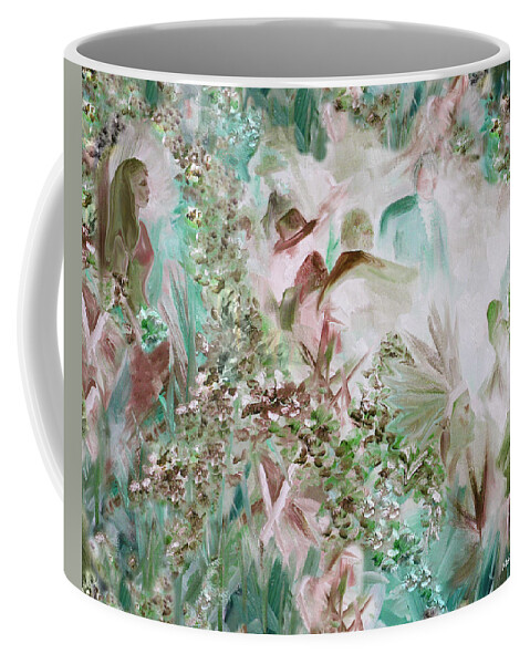 Impressionism Coffee Mug featuring the painting Dreamscape 3 by Mary Beglau Wykes