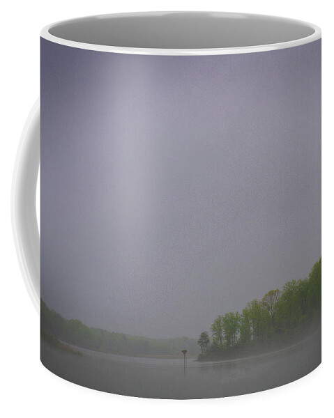 Nature Coffee Mug featuring the photograph Dreamy River Mist by Skip Willits