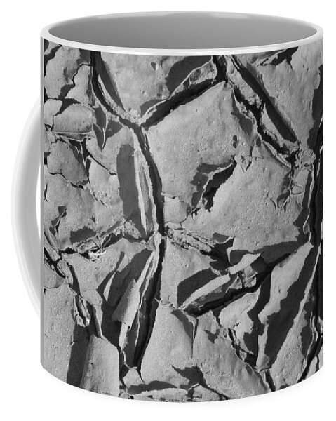 Abstract Coffee Mug featuring the photograph Dried Mud by Mike McGlothlen