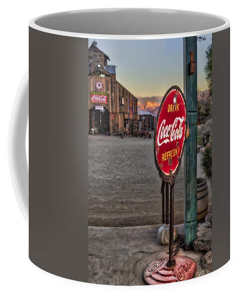Americana Coffee Mug featuring the photograph Drink Coca Cola Refresh by Susan Candelario