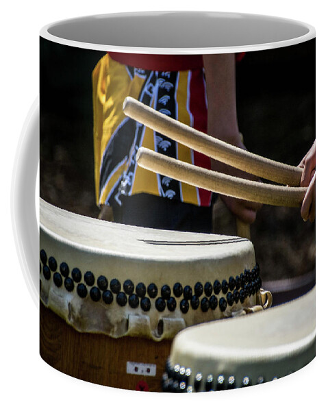 Drum Coffee Mug featuring the photograph Drummer by Steph Gabler