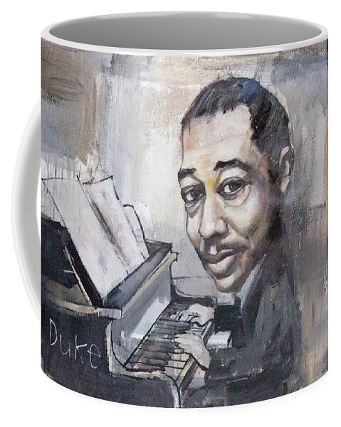 Duke Ellington Coffee Mug featuring the photograph Duke Ellington Jazz by Chuck Kuhn