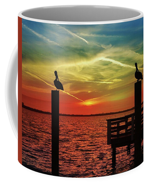 Sunset Coffee Mug featuring the photograph Dunedin Sunset by Stoney Lawrentz