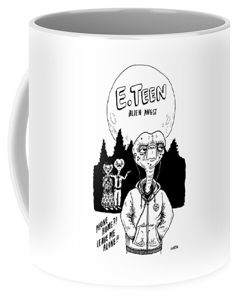 E Teen Alien Angst Coffee Mug