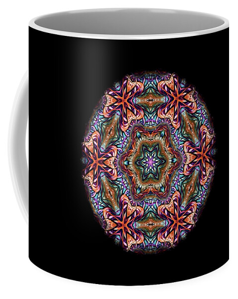 Mandala Coffee Mug featuring the digital art Early Autumn Mandala by Susan Maxwell Schmidt