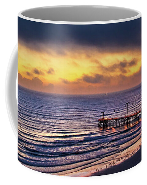 Beach Coffee Mug featuring the photograph Early Morning In Daytona Beach by Christopher Holmes