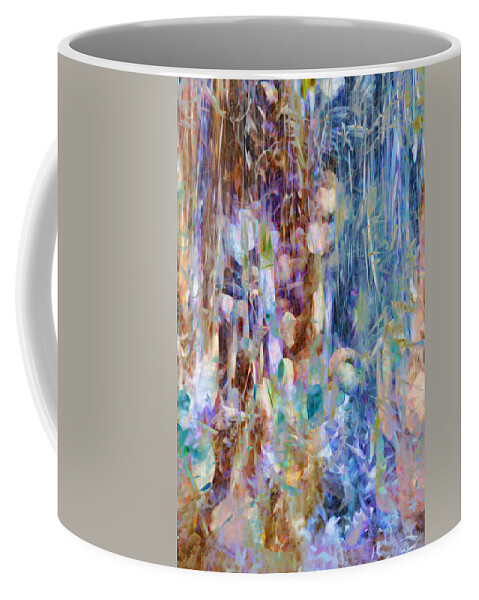 Earth Coffee Mug featuring the digital art Earth and Peace by Linda Sannuti