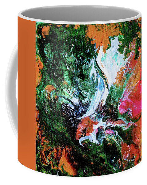 Sand Coffee Mug featuring the painting Earth And Water by Sarabjit Singh