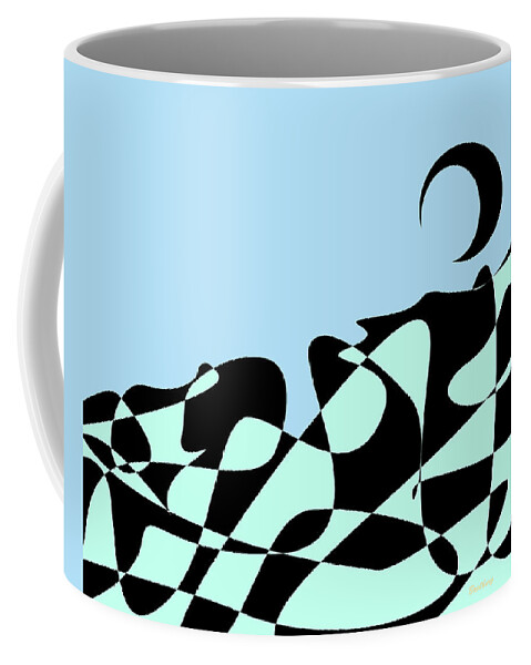 Postmodernism Coffee Mug featuring the digital art Earth from the Outer Atmosphere by David Bridburg