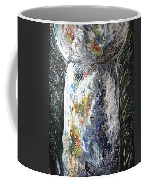 Guam Coffee Mug featuring the painting Earth Latte Stone by Michelle Pier