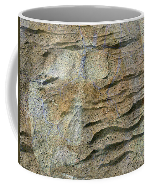 Sand Art Coffee Mug featuring the photograph Earth Memories-Sleeping River # 2 by Ed Hall