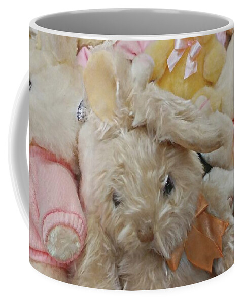 Easter Coffee Mug featuring the photograph Easter Bunnies by Benanne Stiens