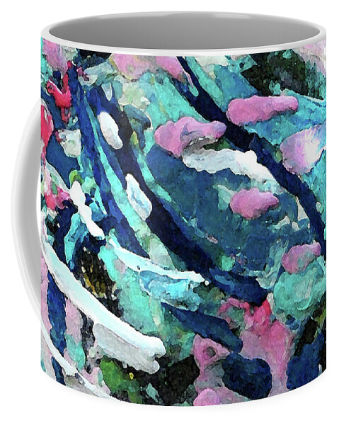 Dynamic Coffee Mug featuring the painting Ebb Tide by Jean Batzell Fitzgerald