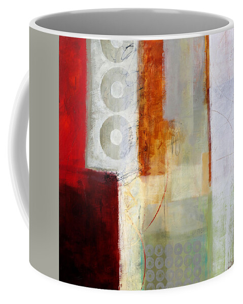 Abstract Art Coffee Mug featuring the painting Edge Location 12 by Jane Davies