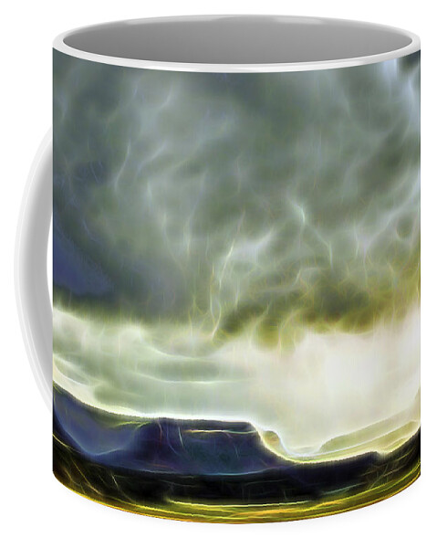 Nature Coffee Mug featuring the digital art Edge Of A Storm by William Horden