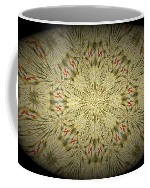 Oval Coffee Mug featuring the digital art Egyptian Oval by Ee Photography