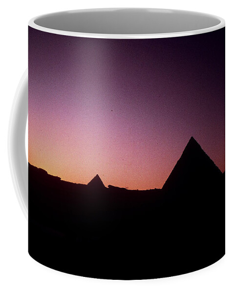 Egypt Coffee Mug featuring the photograph Egyptian Sunset by Gary Wonning