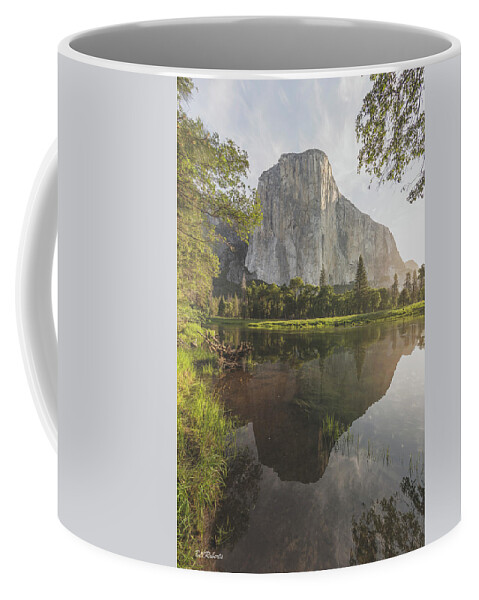 California Coffee Mug featuring the photograph El Capitan In Reflection by Bill Roberts