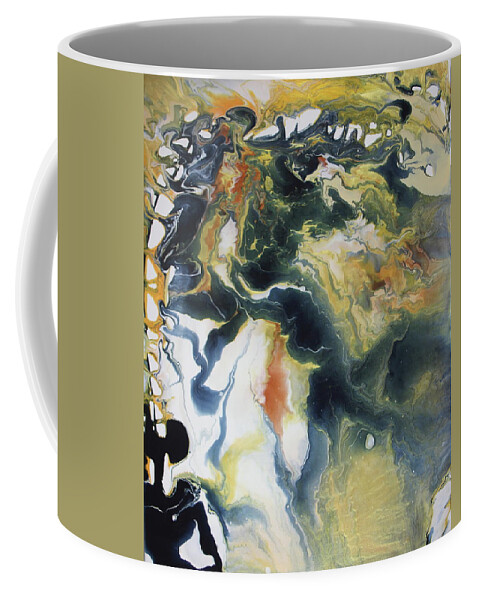 Earthscapes Coffee Mug featuring the painting Elemental 2 by Madeleine Arnett