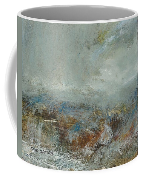 Storm Coffee Mug featuring the painting Elemental 35 by David Ladmore