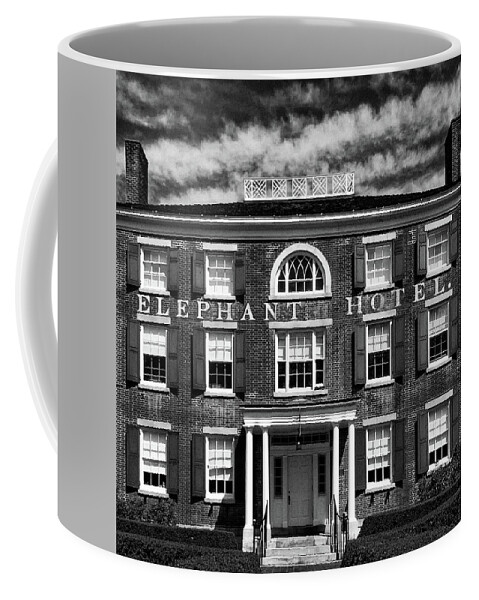 Architecture Coffee Mug featuring the photograph Elephant Hotel by Eric Lake