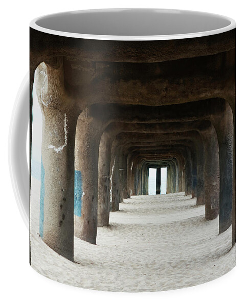 Pier Coffee Mug featuring the photograph Elephant Legs by Lorraine Devon Wilke