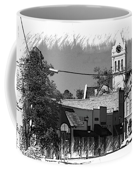 Ellaville Coffee Mug featuring the photograph Ellaville, GA - 3 by Jerry Battle
