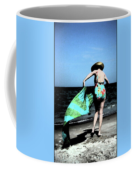 Beach Coffee Mug featuring the photograph Ellen by Peggy Dietz