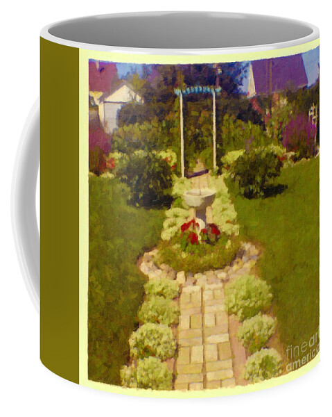 Landscape Coffee Mug featuring the photograph Elna's Garden by Donna L Munro