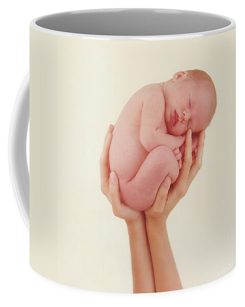 Baby Coffee Mug featuring the photograph Emily Holding Laura by Anne Geddes