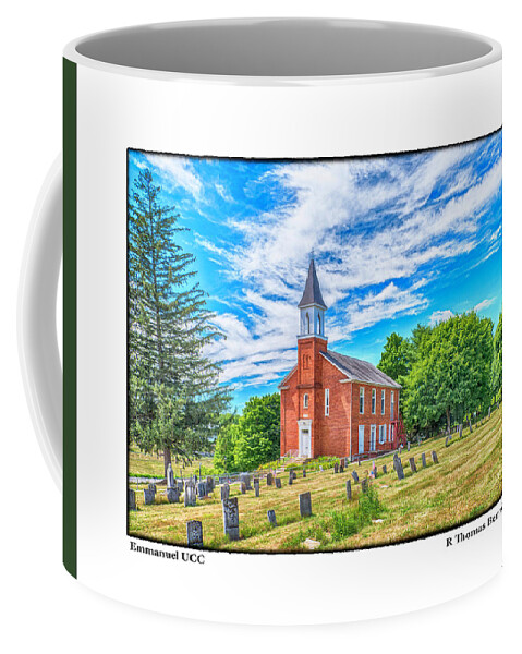 Church Coffee Mug featuring the photograph Emmanuel UCC by R Thomas Berner