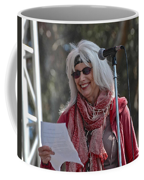 Concert Photography Coffee Mug featuring the photograph Emmy Lou Harris by Debra Amerson