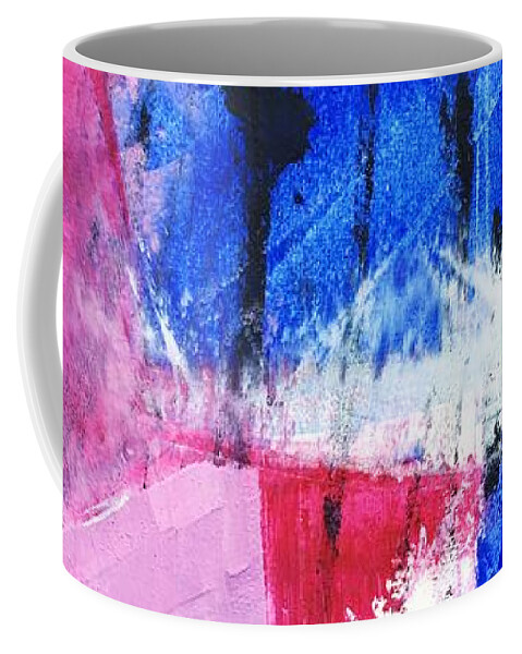 Oil Coffee Mug featuring the mixed media Emotional I by Christine Chin-Fook