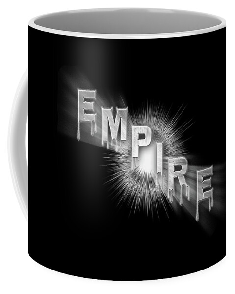 Empire Coffee Mug featuring the digital art Empire - The Rule Of Power by Rolando Burbon