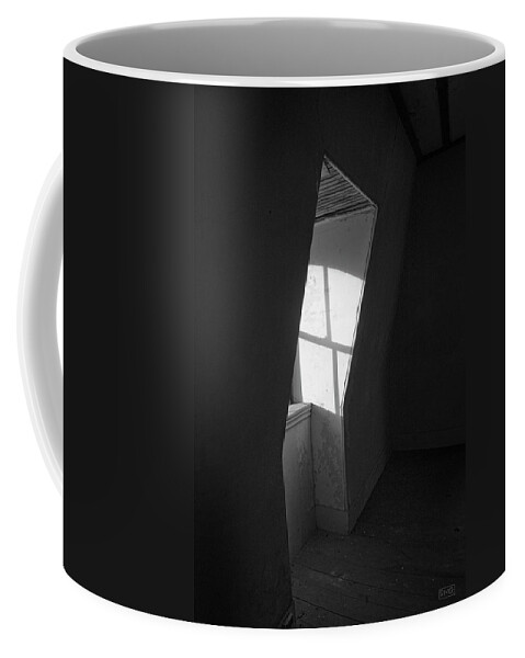 Architecture Coffee Mug featuring the photograph Empty Room II BW by David Gordon