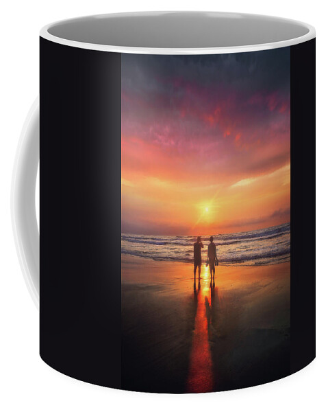 Silhouette Coffee Mug featuring the photograph Enchanted by Mikel Martinez de Osaba