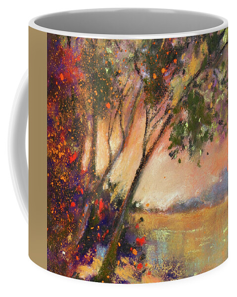 Landscape Coffee Mug featuring the painting Enchanting by Rae Andrews