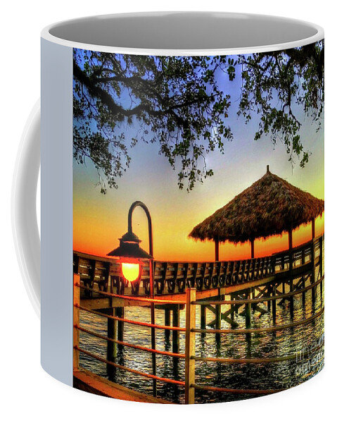 Sunset Coffee Mug featuring the photograph End of Day Sunset by Debbi Granruth