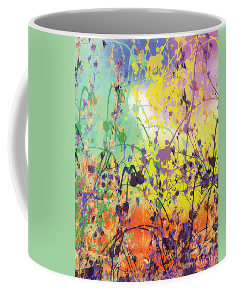 Autumn Coffee Mug featuring the digital art End of Summer 2015 by Trilby Cole