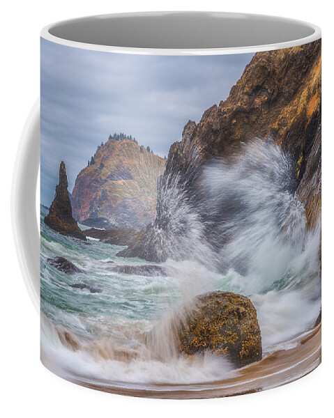 Beach Coffee Mug featuring the photograph End of the Road by Darren White