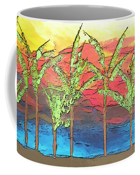 Beach Coffee Mug featuring the painting Endless Summers by Linda Bailey