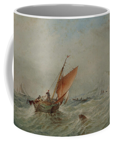 Marine Coffee Mug featuring the painting England by Marine
