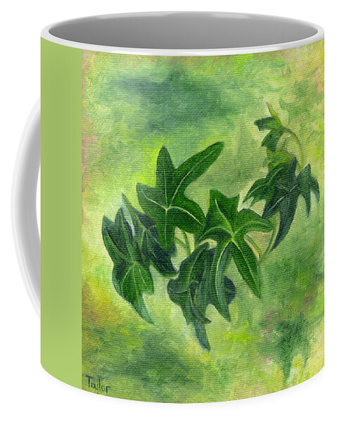 English Ivy Coffee Mug featuring the painting English Ivy by FT McKinstry