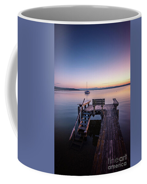 Ammerse Coffee Mug featuring the photograph Enter Sunset by Hannes Cmarits
